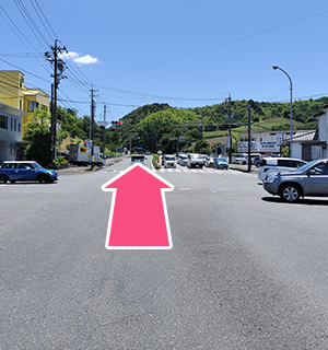 谷稲葉IC方面から当院までの道順１