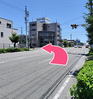 谷稲葉IC方面から当院までの道順３