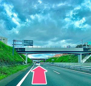 広見IC方面から当院までの道順1