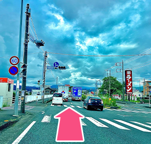 広見IC方面から当院までの道順3