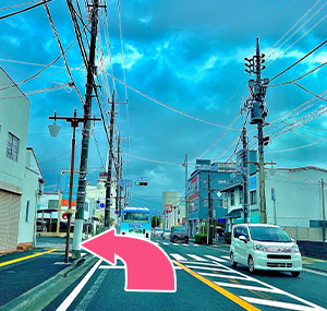 富士宮駅方面から当院までの道順3