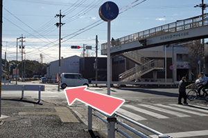 大森・金城学院前駅からお越しの方の道順３