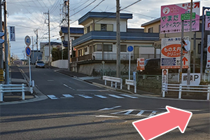 大森・金城学院前駅からお越しの方の道順５