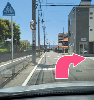 三島方面より当院までの道順３