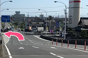 お車で浜松市南区、西区からお越しの場合１