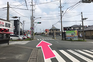 浜北駅方面から(ルート1)４