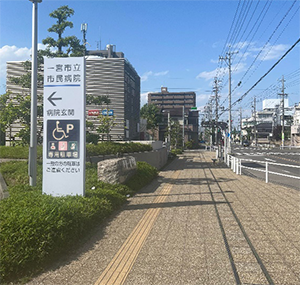 車でお越しの方で当院までの道順５