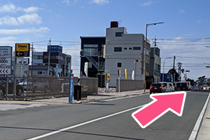 袋井方面（東）からお越しの場合３