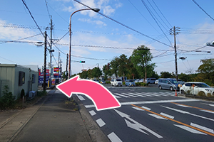 店舗北方面からの道順２