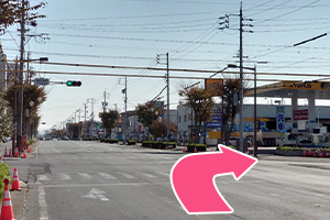 店舗北方面からの道順５